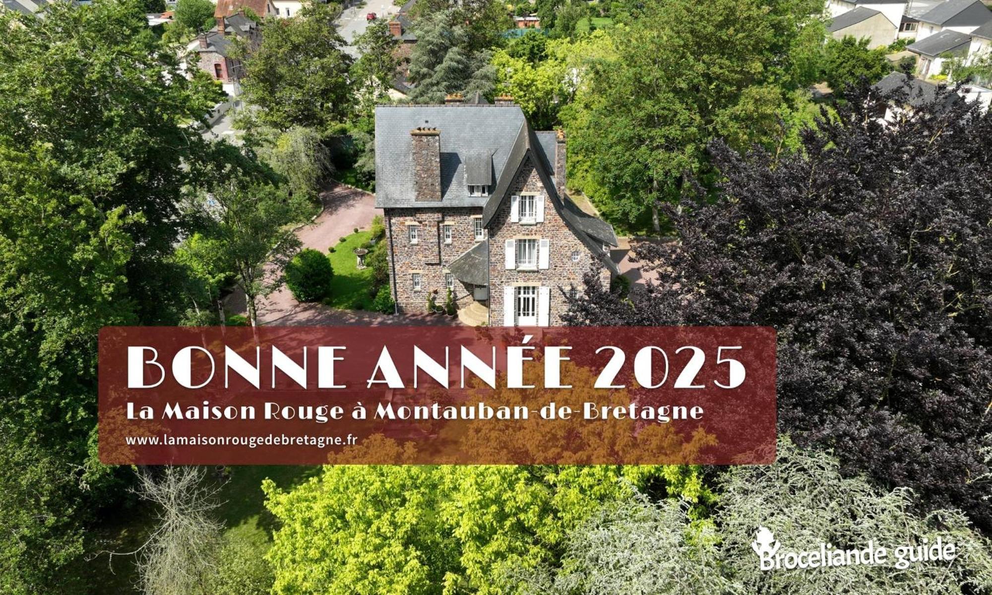 La Maison Rouge Broceliande Montauban-de-Bretagne Eksteriør billede